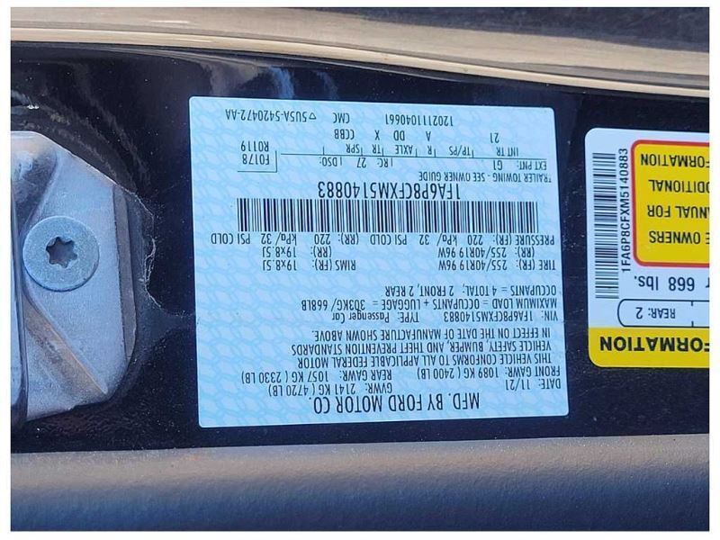 2021 Ford Mustang GT S550 Coupe Body Control Module BCM Wire Fuse Front 2560 - The Parts Farm
