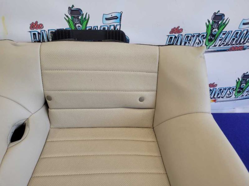 2011-2014 Ford Mustang GT Rear Back Top Bottom Beige Leather Coupe Seats 2352 - The Parts Farm