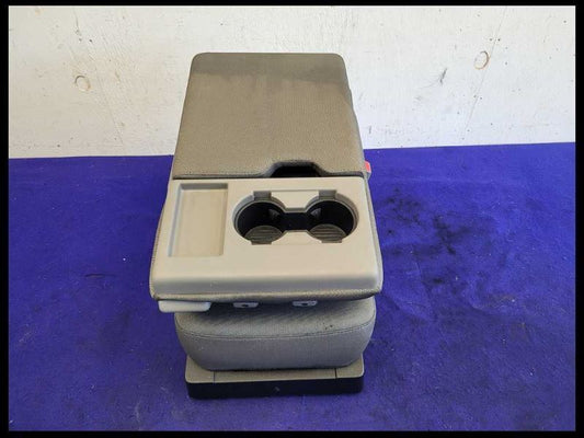 2015-2020 Ford F150 4x4 Pickup Truck Front Seat Bench Center Split Gray Cloth