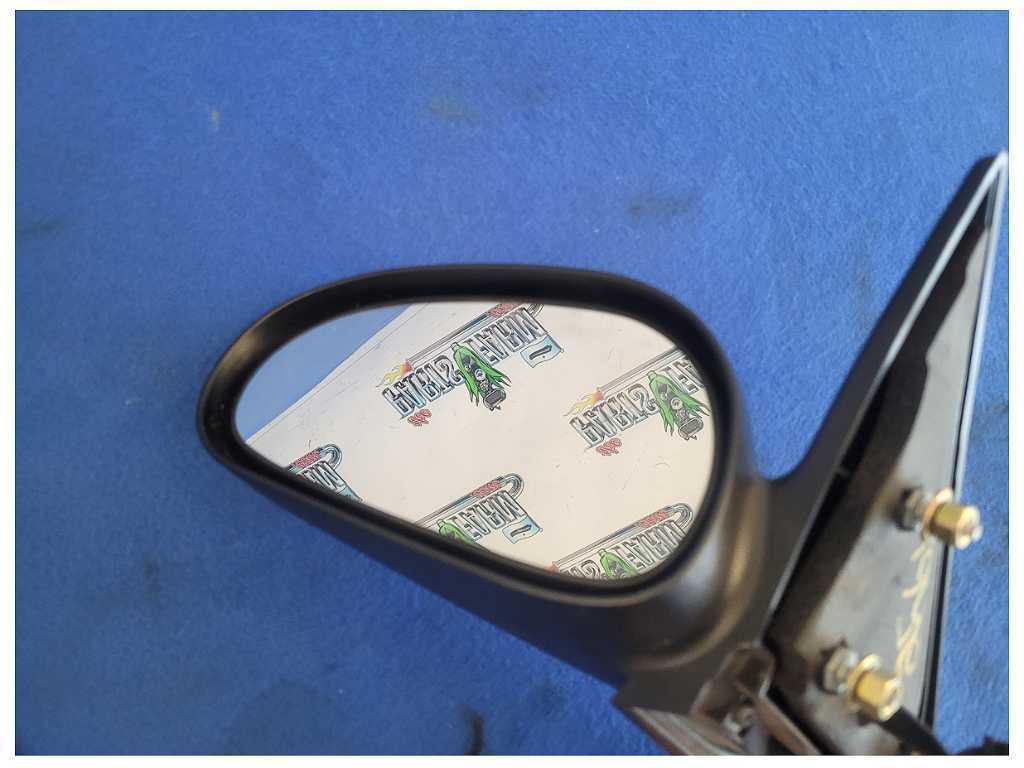 1999-2004 Ford Mustang GT 4.6L Driver Rear View Mirror Glass Black 2561 - The Parts Farm