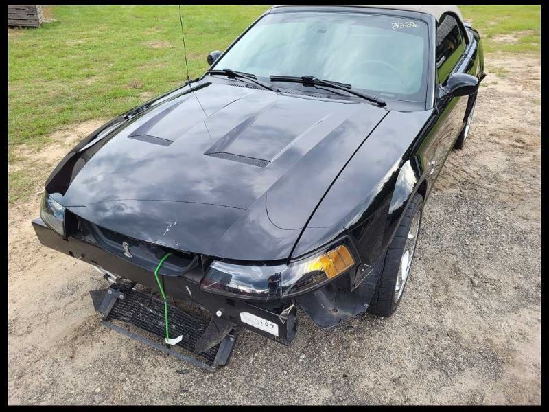 2003-2004 Ford Mustang Cobra SVT DOHC Rear Passenger Quarter Glass Convertible - The Parts Farm