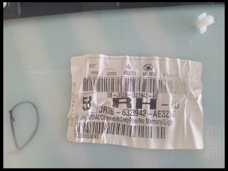2015-2023 Ford Mustang GT S550 Passenger Leather Premium Door Panel Leather - The Parts Farm