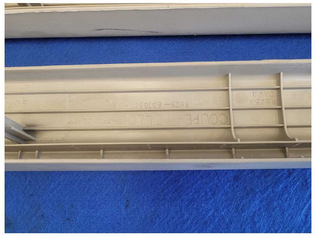 1999-2004 Ford Mustang GT 4.6L Pair Door Sill Scuff Plates Tan 2561 - The Parts Farm