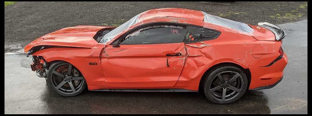 2015-2017 Ford Mustang GT 5.0L S550 Hood Vent Scoop Air Duct No Light Code CY - The Parts Farm
