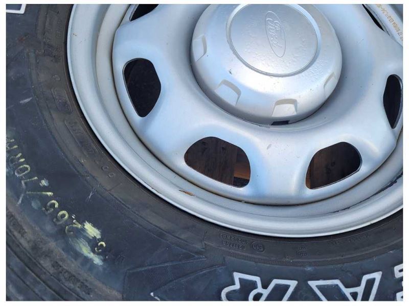 2015-2021 Ford F150 Pickup Truck Wheel 17x7.5 Painted Silver Tire 2251 - The Parts Farm