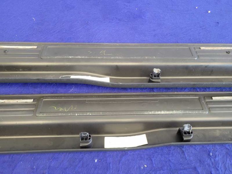 2011-2014 Ford Mustang GT 5.0L Pair Door Sill Scuff Plates Base 2418 - The Parts Farm