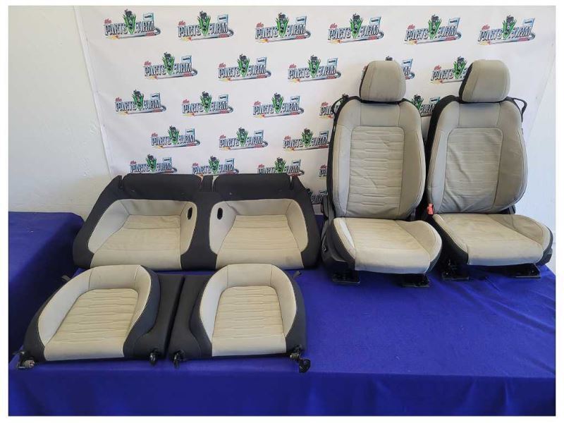 2015-2017 Ford Mustang GT S550 Coupe Seats Cloth Front Rear Good Bags 2318 - The Parts Farm