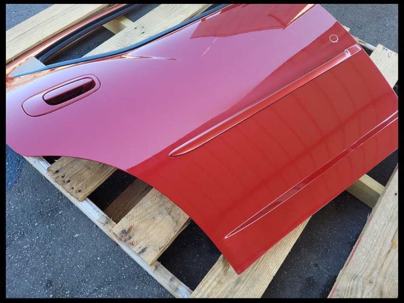 2006-2010 Dodge Charger SRT8 Rear Passenger Right RH Door Shell Maroon - The Parts Farm