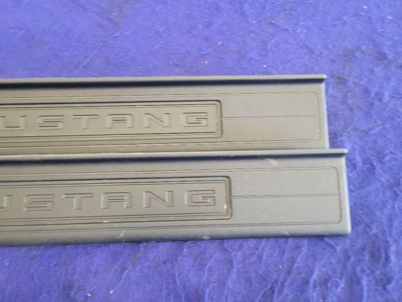 2015-2023 Ford Mustang GT S550 Pair Door Sill Scuff Plates Non Lighted 2433 - The Parts Farm