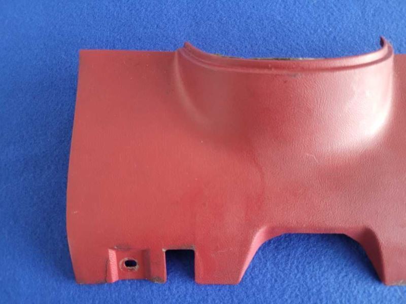 1987-1989 Ford Mustang GT LX Steering Column Cover Lower Knee Red 2298 - The Parts Farm