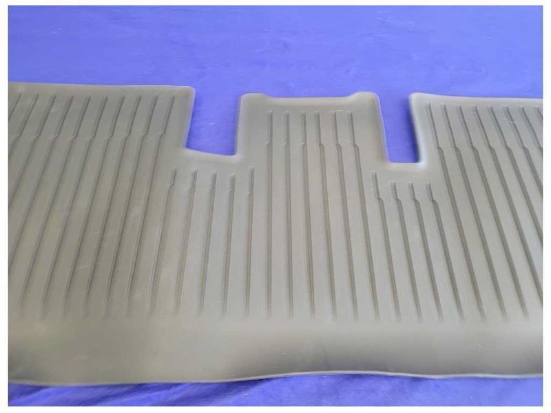 2017-2021 Tesla Model 3 Rear Floor Mats Rubber Cover Black - The Parts Farm