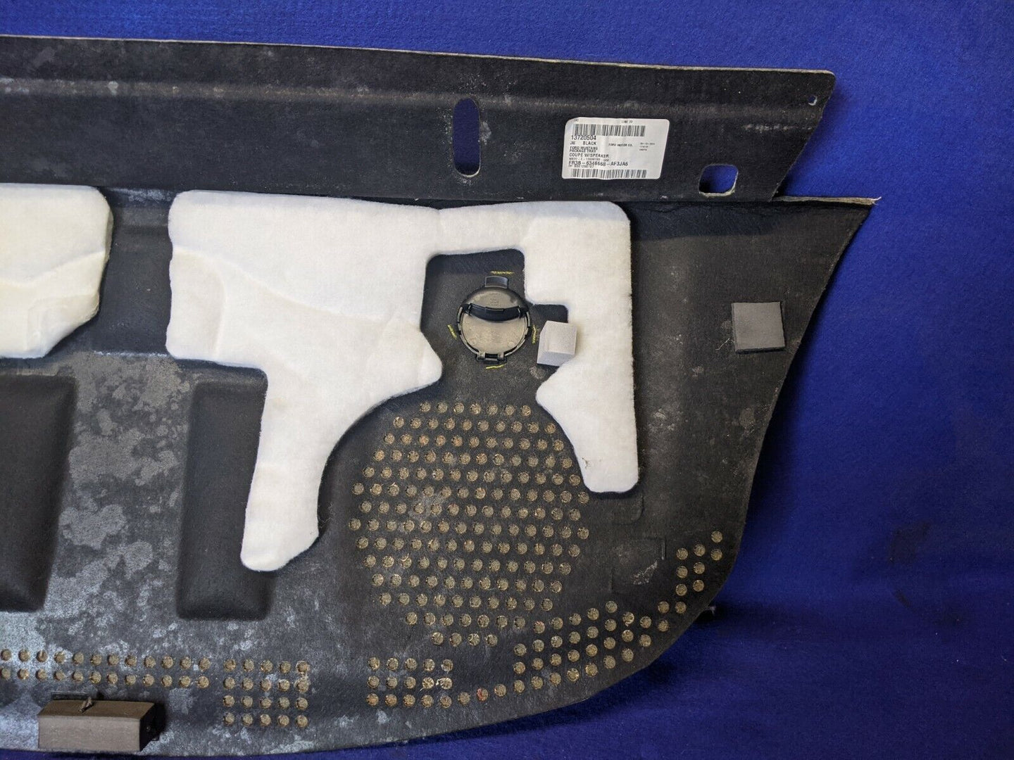 2018-2023 Ford Mustang GT S550 Coupe Rear Package Tray Speaker Cover Carpet - The Parts Farm