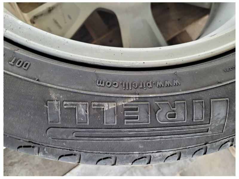 2013-2014 Ford Mustang GT S197 Wheel 18x8 Silver 5 Spoke Painted Tire - The Parts Farm