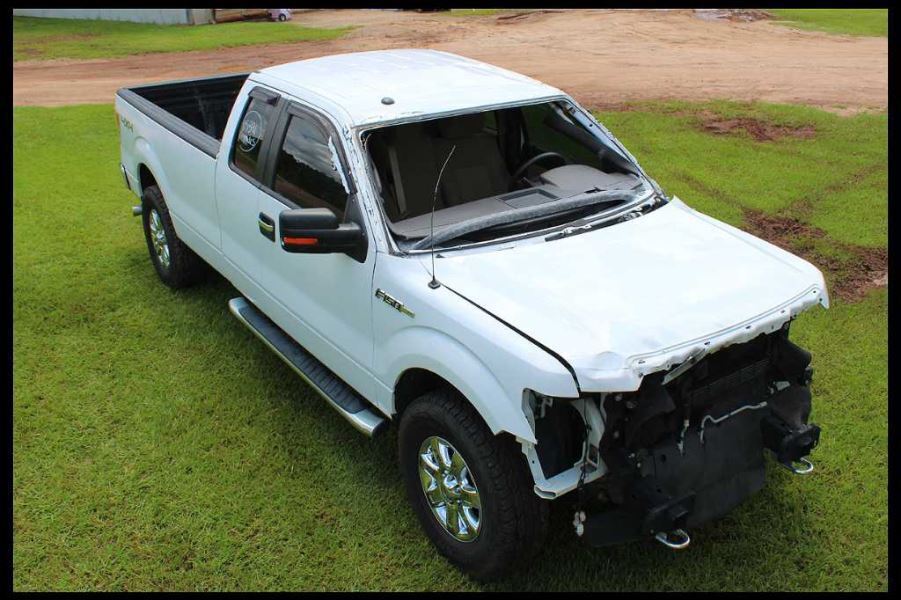 2013-2014 Ford F150 Ext. Cab Left Rear Door Handle Trim Pull Driver Side - The Parts Farm