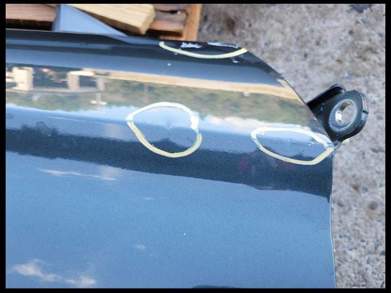 2015-2023 Ford Mustang GT S550 Passenger Right Door Coupe Front Shell Paint HN - The Parts Farm