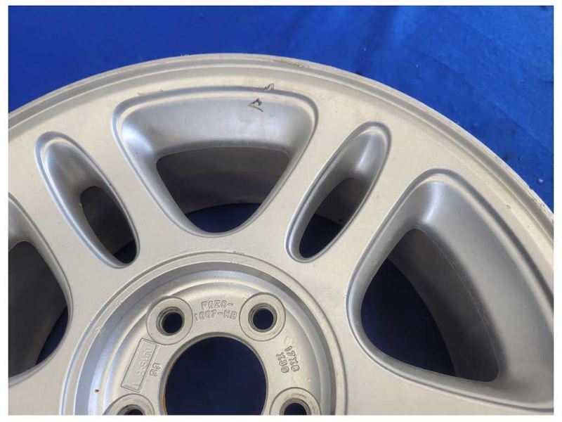 1994-2004 Ford Mustang GT Wheel 17x8 5 Spoke Silver *Bent Lip* 2521 - The Parts Farm