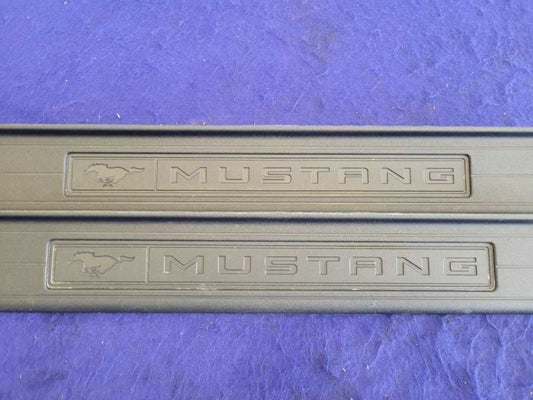 2015-2023 Ford Mustang GT S550 Pair Door Sill Scuff Plates Non Lighted 2433