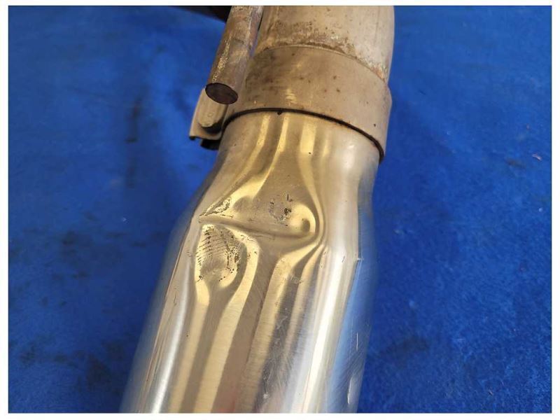 2010-2015 Chevrolet Camaro SS Coupe SLP Exhaust Tips Muffler Axle *Dents* 2528 - The Parts Farm