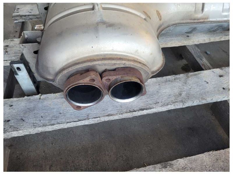 2005 BMW M3 E46 Coupe Muffler Rear Exhaust Quad *Bent Tip* 1953 - The Parts Farm