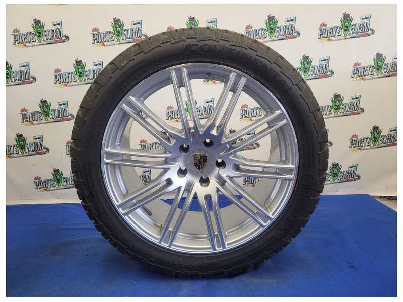 NEW 2019+ Porsche Cayenne S Turbo Wheels Rim 22x10 Tires new Continental 285/45 - The Parts Farm