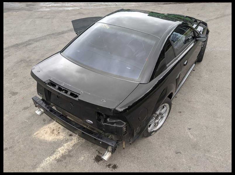 1999-2000 Ford Mustang GT Passenger Right Side Scoop Panel Molding Paint UA - The Parts Farm