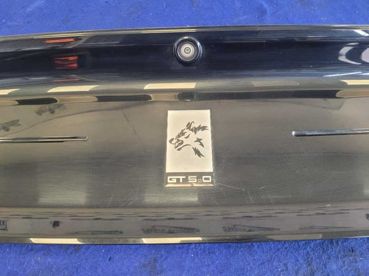 2015-2017 Ford Mustang GT S550 Rear Trunk Finish Panel Camera Black Emblem 2841