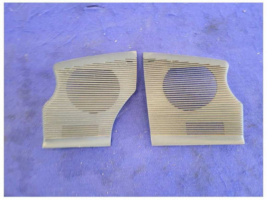 1987-1990 Ford Mustang Mclaren ASC Convertible Pair Dash Speaker Covers 1964