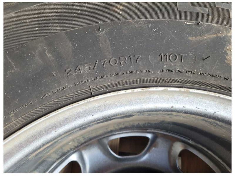 2015-2020 Ford F150 Pickup Truck Wheel 17x7.5 Steel 12 Holes Painted Spare 2358 - The Parts Farm