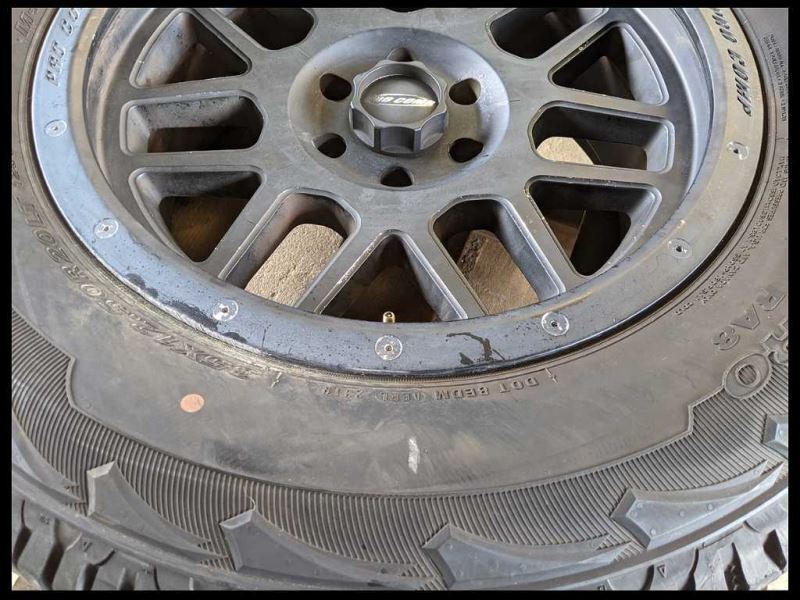 2015-2017 Ford F150 Pickup Truck Wheel 20x8-1/2 Black Nexen Rim Tire Off Road - The Parts Farm