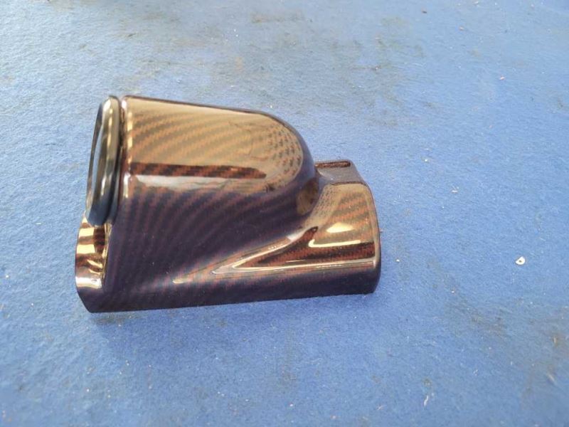 2011-2014 Ford Mustang GT 5.0L Boost Gauge Carbon Fiber Look Pod Pillar 2425 - The Parts Farm