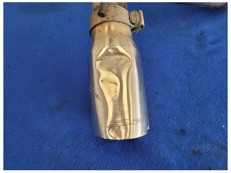 2010-2015 Chevrolet Camaro SS Coupe SLP Exhaust Tips Muffler Axle *Dents* 2528 - The Parts Farm
