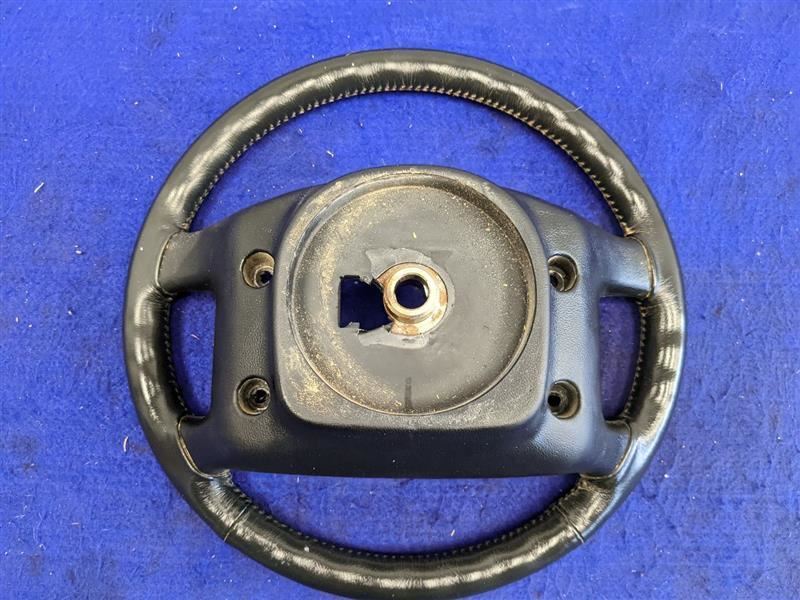 1990-1993 Ford Mustang GT LX 5.0L Steering Wheel Black Leather Horn Cruise - The Parts Farm