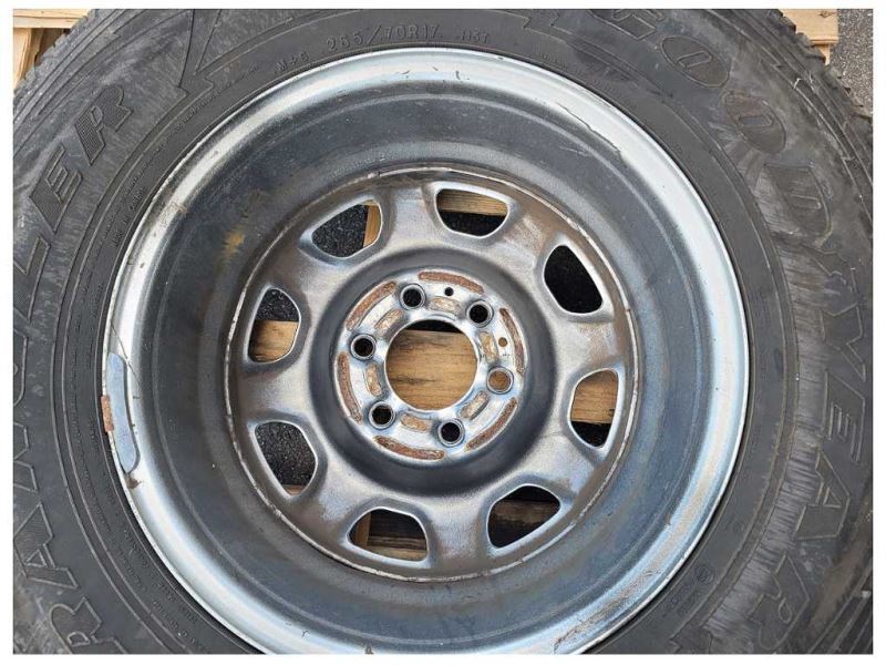2015-2021 Ford F150 Pickup Truck Wheel 17x7.5 Painted Silver Tire 2251 - The Parts Farm