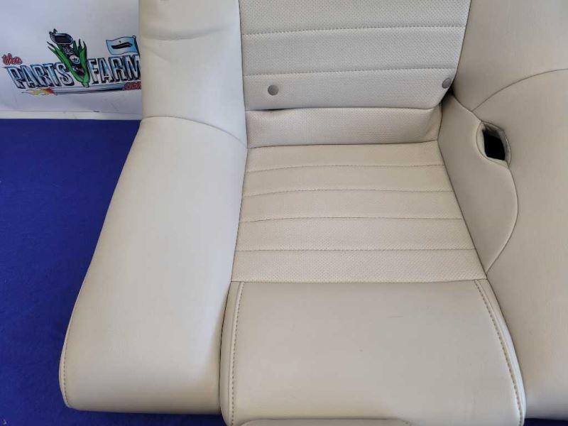 2011-2014 Ford Mustang GT Rear Back Top Bottom Beige Leather Coupe Seats 2352 - The Parts Farm