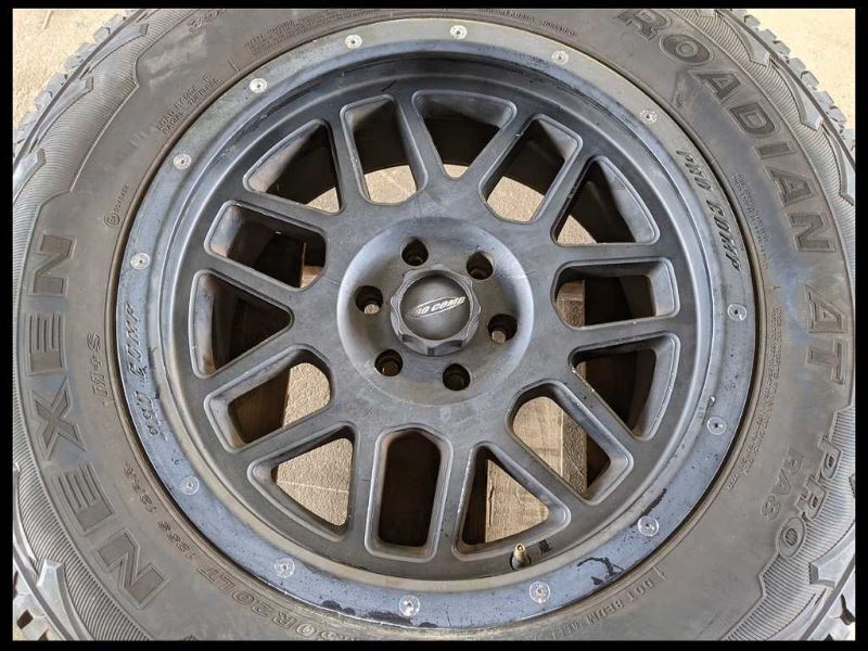 2015-2017 Ford F150 Pickup Truck Wheel 20x8-1/2 Black Nexen Rim Tire Off Road - The Parts Farm