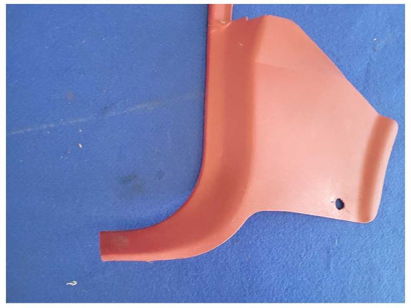 1987-1993 Ford Mustang GT LX 5.0L Driver Front Lower Kick Panel Red 2298 - The Parts Farm