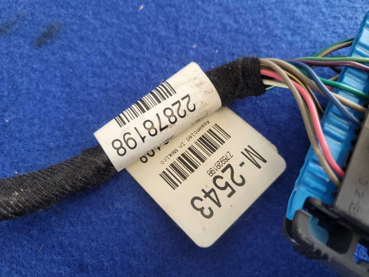 2013 Chevrolet Camaro 1LE SS Coupe Dash Wire Wiring Harness M/T Plug 2650