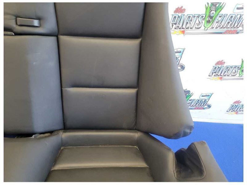2001-2006 BMW M3 Convertible Rear Back Seat Black Leather Upper Lower 2451 - The Parts Farm