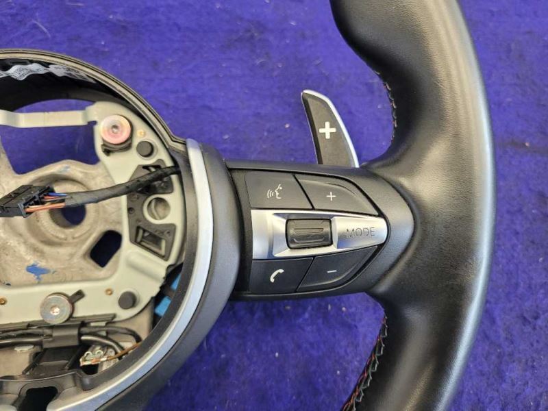 2015-2020 BMW M4 F82 F83 Sport Steering Wheel Driver Dash Leather Black - The Parts Farm