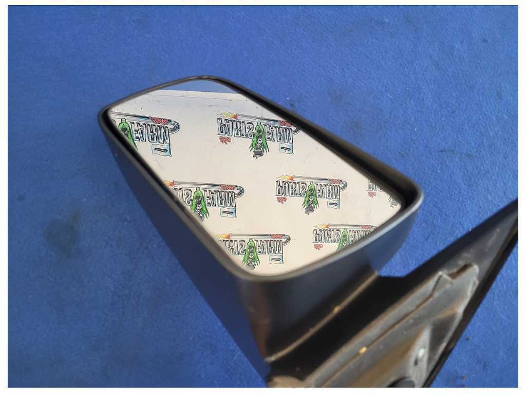2005-2009 Ford Mustang GT GT500 Front Driver Rear View Mirror Power Black 2541 - The Parts Farm