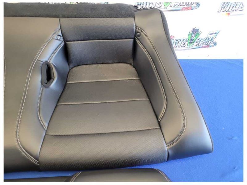 2018-2023 Ford Mustang GT S550 Rear Convertible Seat Leather Upper Lower 2543 - The Parts Farm