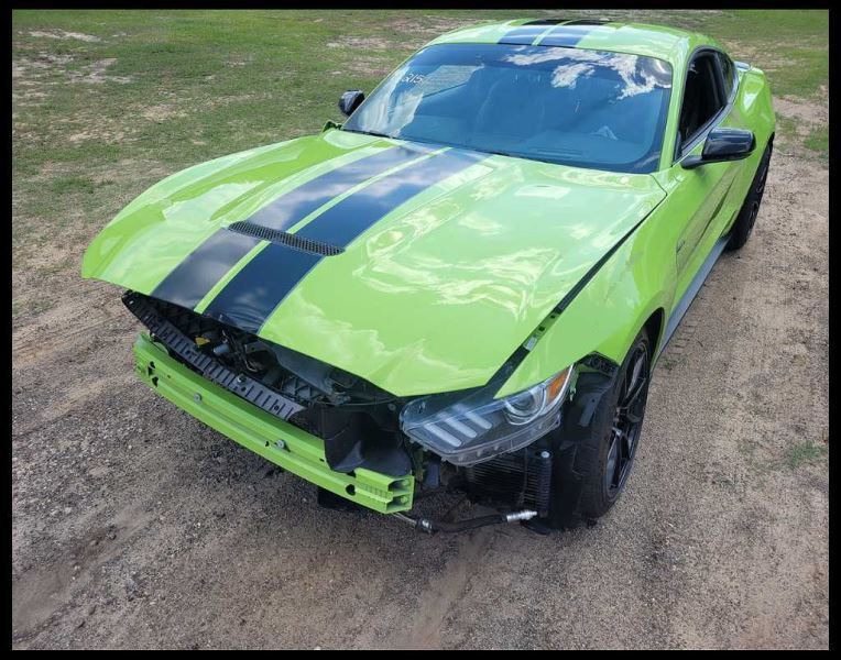 2015-2023 Ford Mustang GT S550 Driver Left Front Door Coupe Shell Paint F9 2154 - The Parts Farm