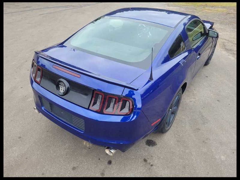 2013-2014 Ford Mustang GT Driver Left Rear View Mirror Spotter Glass Paint J4 - The Parts Farm