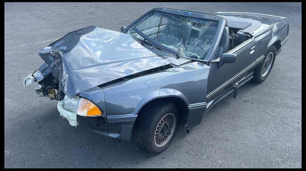 1987-1990 Ford Mustang Mclaren ASC Convertible Driver Lower Kick Panel 1964 - The Parts Farm