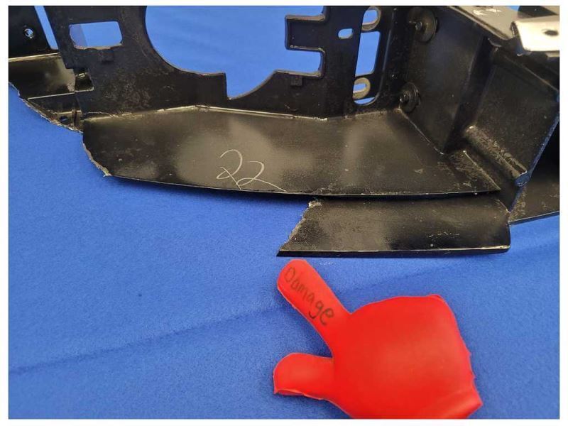 1999-2004 Ford Mustang GT 4.6L Coupe Front Header Panel Headlight Bumper 2556 - The Parts Farm