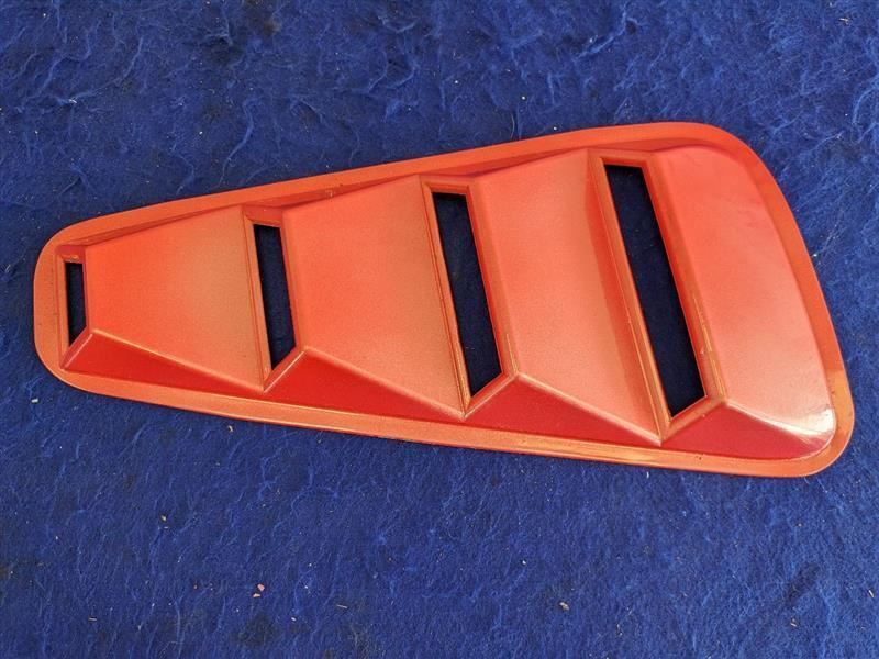 2010-2014 Ford Mustang GT Pair Side Quarter Window Louvers Need Paint 2330 - The Parts Farm
