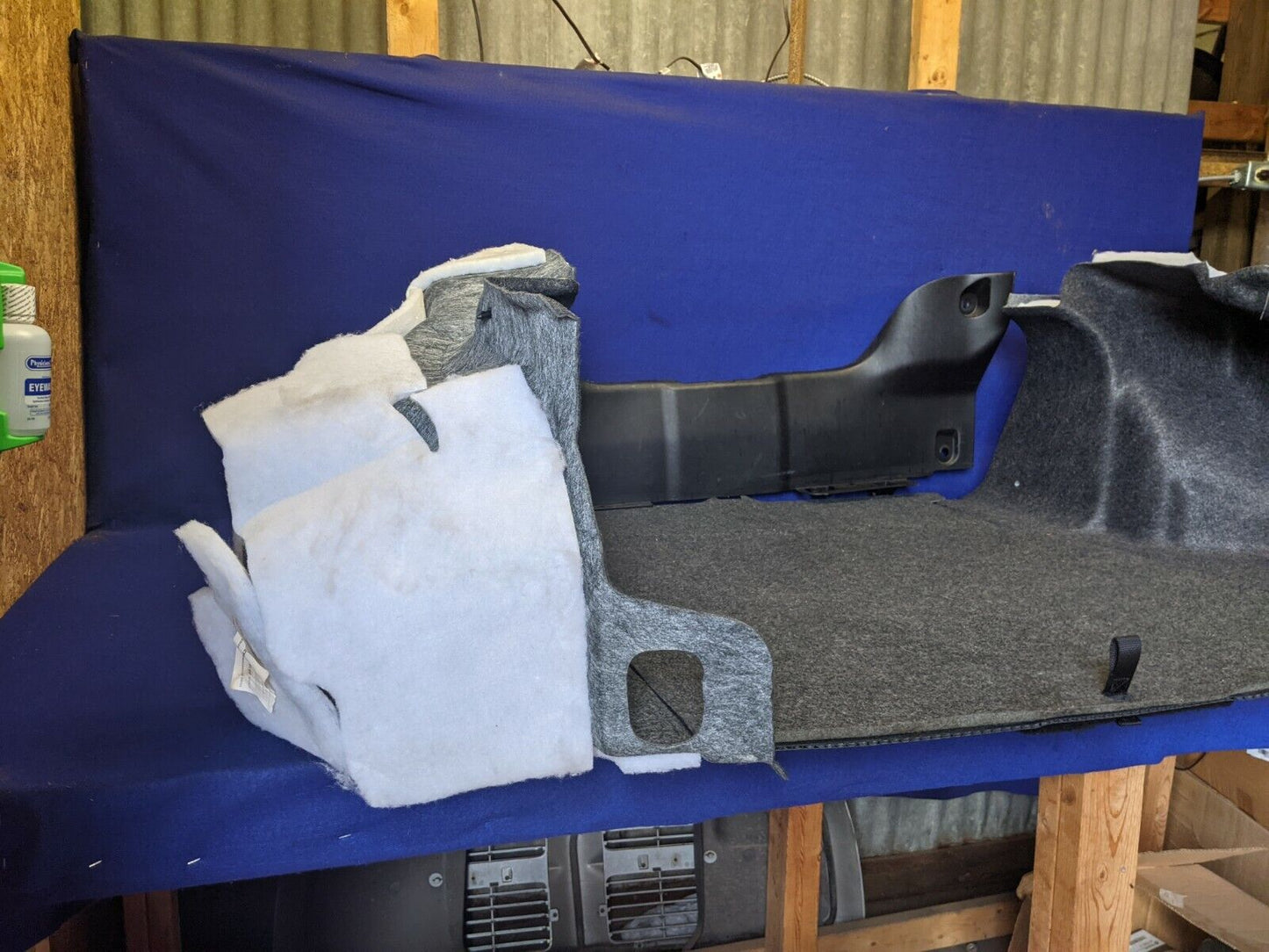 2018-2023 Ford Mustang GT S550 Rear Back Trunk Liner Panel Side Carpet coupe - The Parts Farm