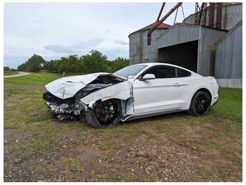 2015-2023 Ford Mustang GT S550 Driver Left Front Door Coupe Shell Paint YZ 2403 - The Parts Farm
