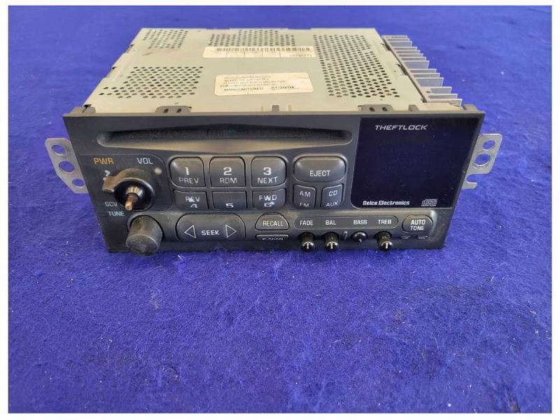 2004 Chevrolet Corvette Z06 FRC Audio Radio AM FM Receiver Stereo 2082 - The Parts Farm