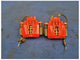 2001-2004 Chevrolet Corvette Z06 FRC C5 Calipers Rear Back Brakes Red 2066 - The Parts Farm